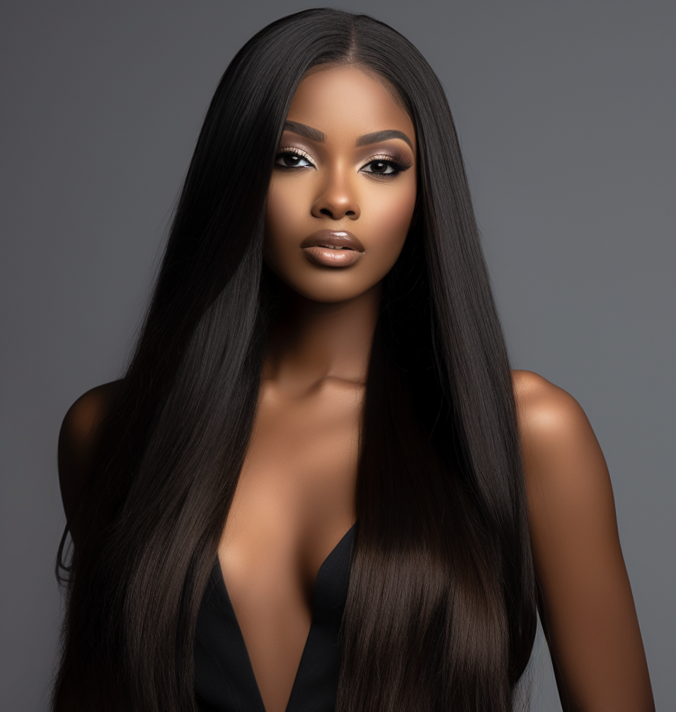 LUXE Straight HD Lace Front Wig