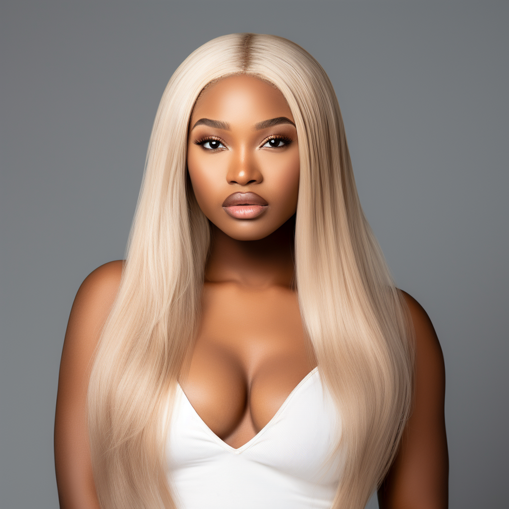 LUXE Blonde Straight Lace Front Wig